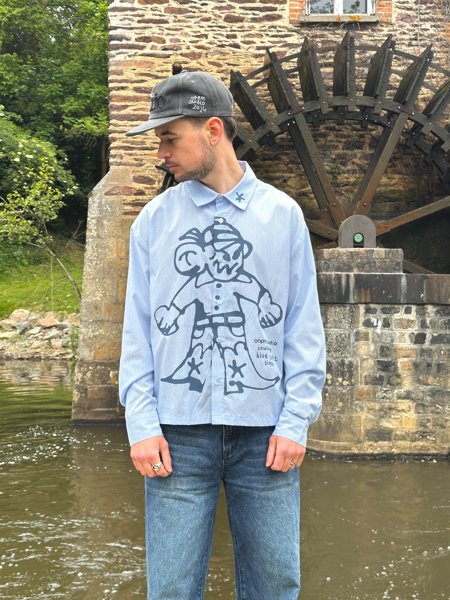 "Cowboy pine stripe" shirt (pre-order)