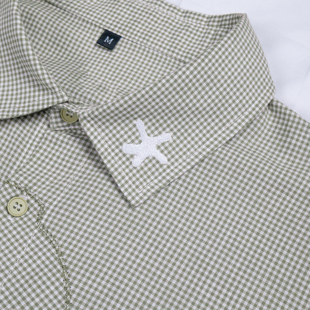 "Cowboy green plaid" shirt (pre-order)