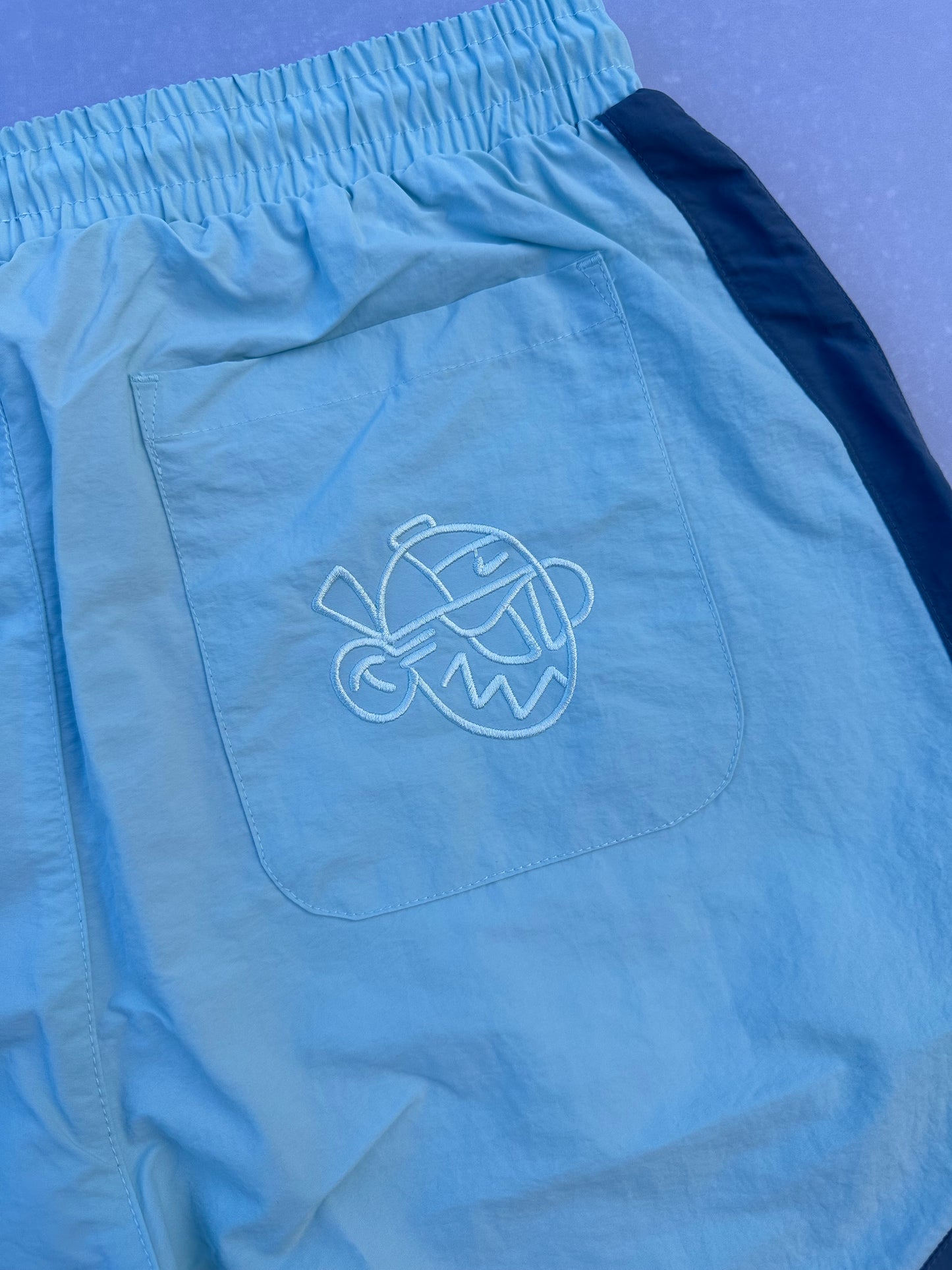 Short " SOUS LE SOLEIL " Blue