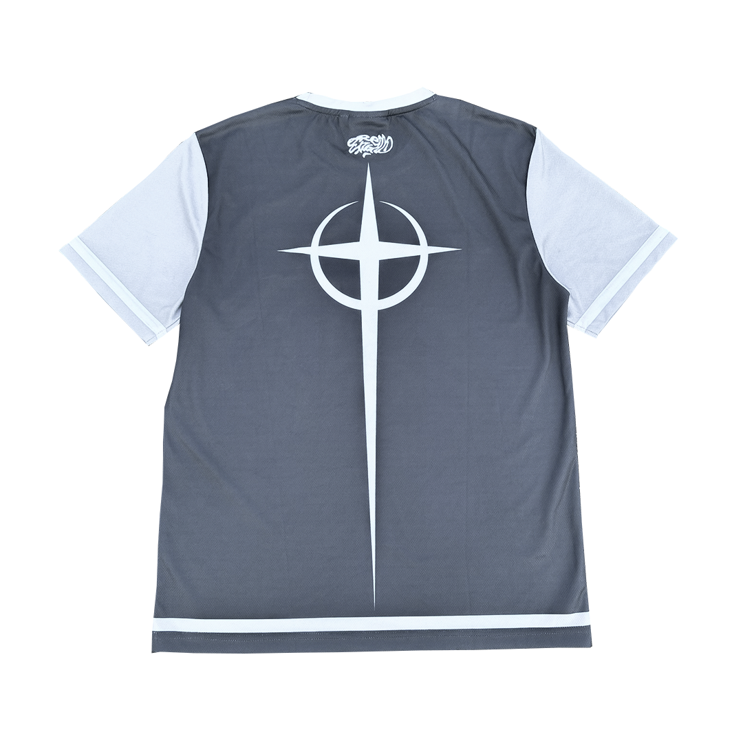 Maillot de foot " Pleine Lucarne " Gris