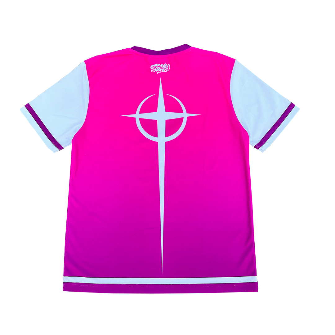 Maillot de foot " Pleine Lucarne" Rose
