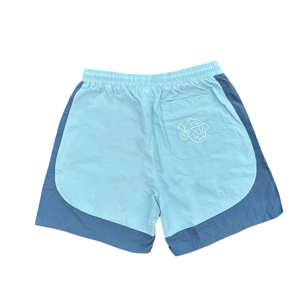 Short Bleu " SOUS LE SOLEIL "