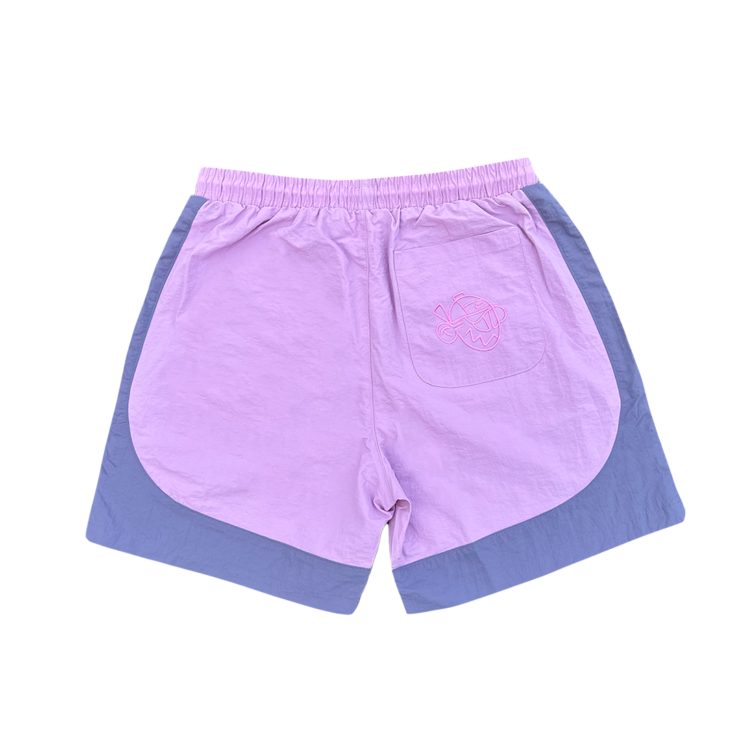 Short Violet " SOUS LE SOLEIL "