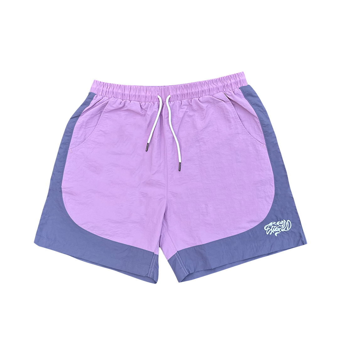 Short Violet " SOUS LE SOLEIL "
