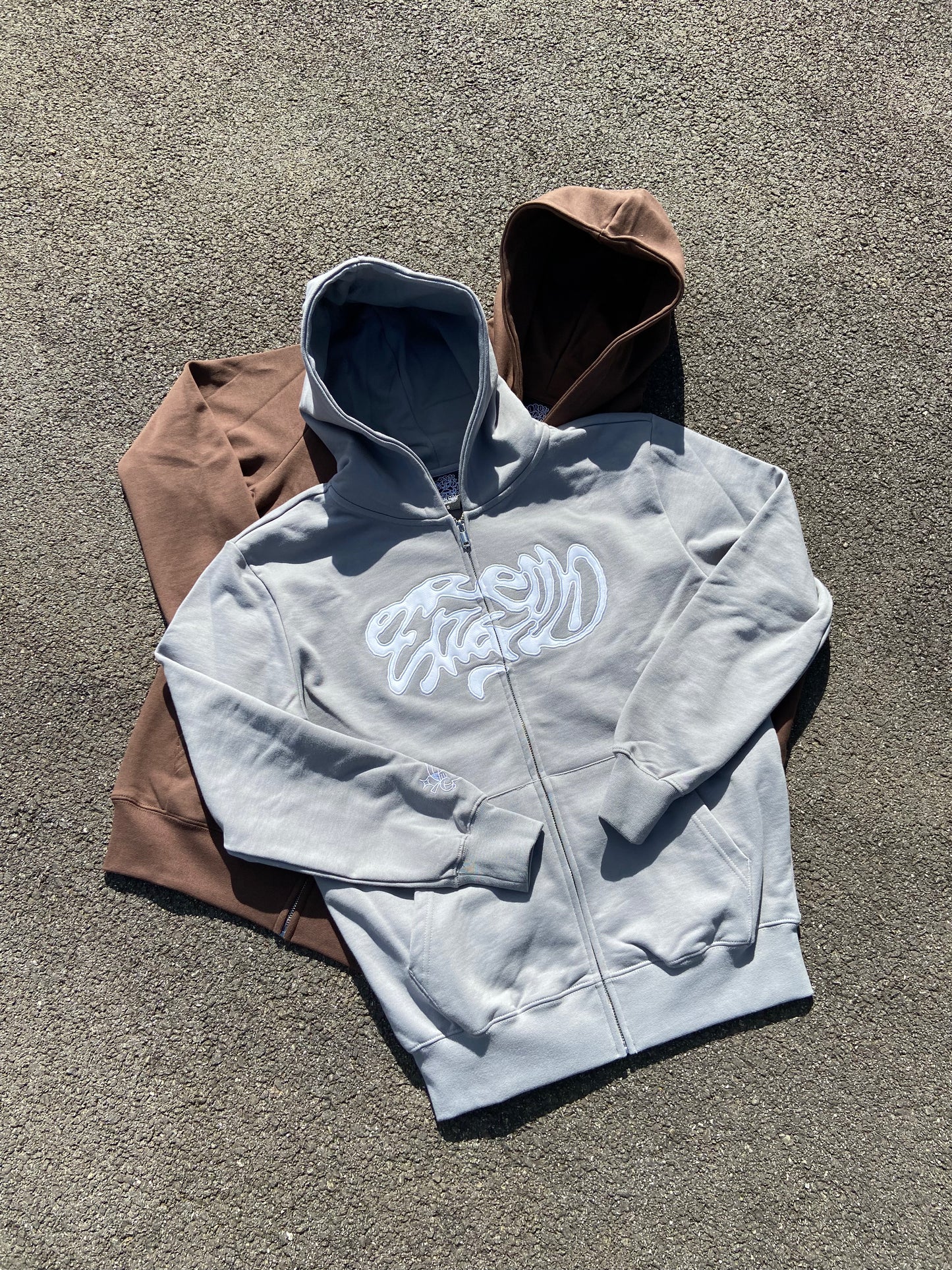 Brown Zip Hoodie