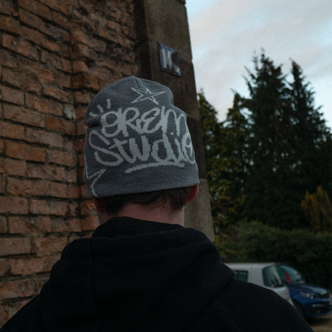 Beanie "EN Y" Grey