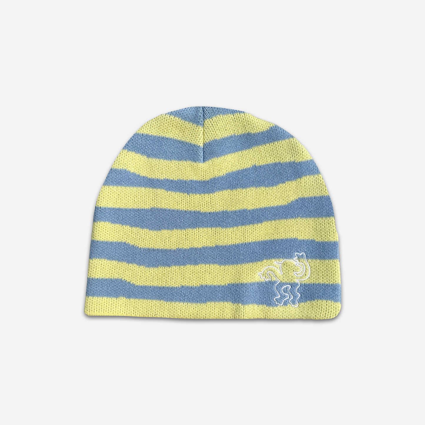 Stripe Beanie "RAYURES DE DEBILE" Yellow (pre-order)