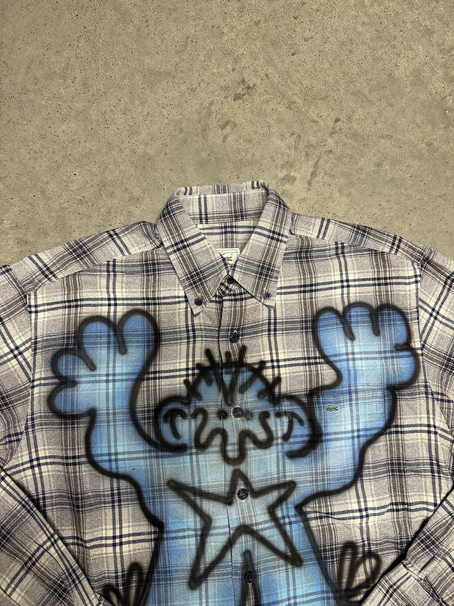 Airbrush custom shirt "DEBILOS"