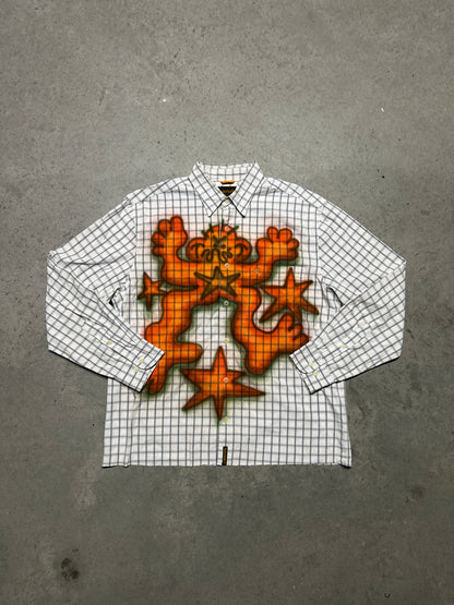 Airbrush custom shirt "DEBILOS"