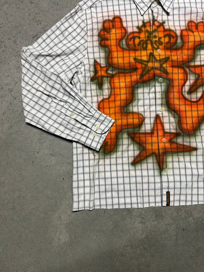 Airbrush custom shirt "DEBILOS"