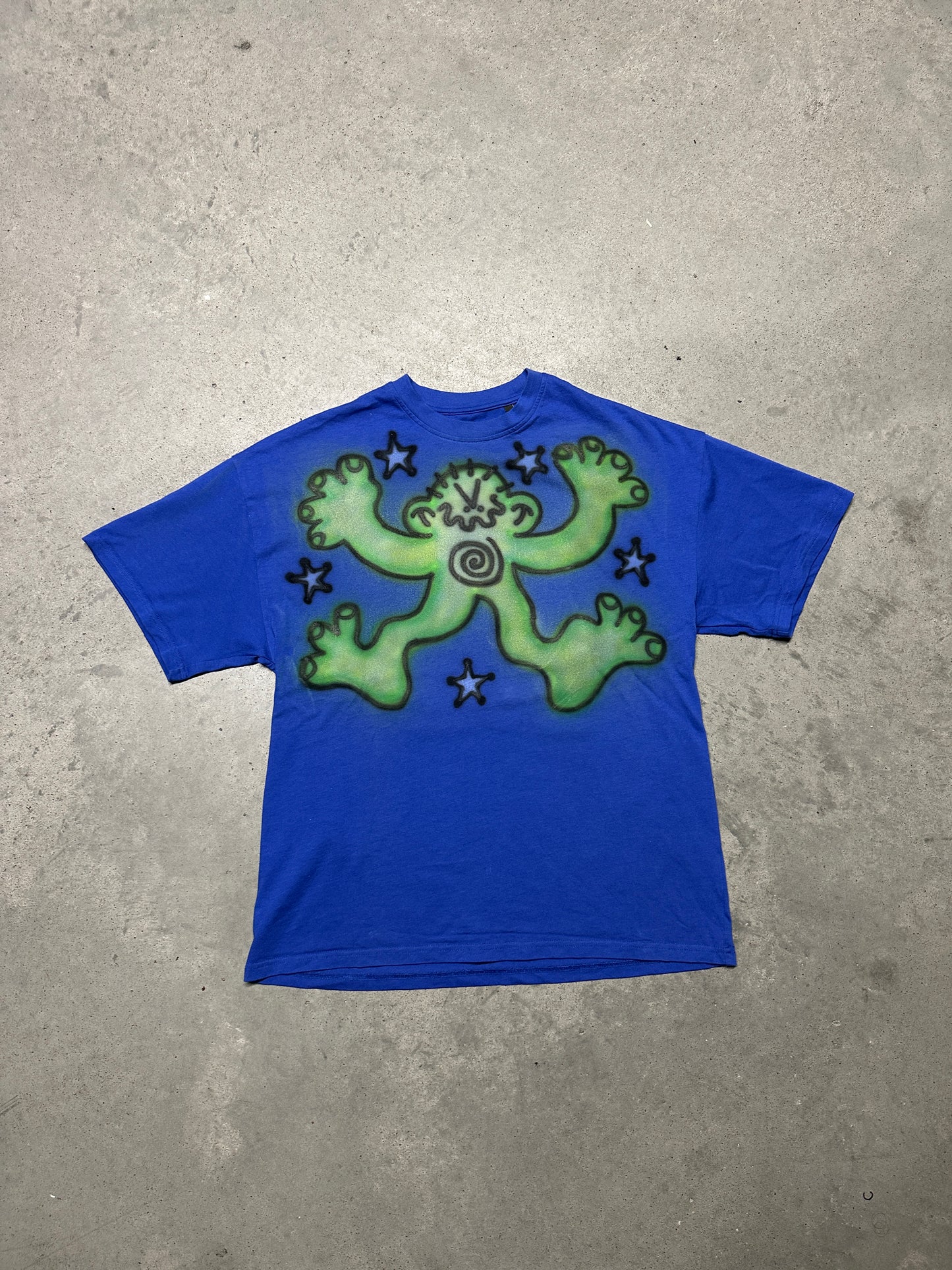 Airbrush custom tee "BIG DEBILOS"