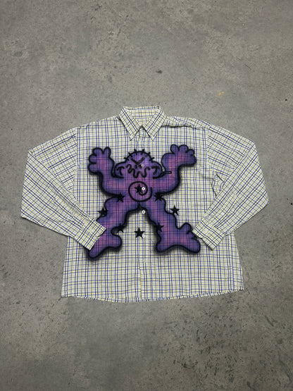 Airbrush custom shirt "DEBILOS"