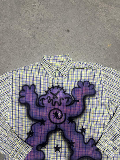 Airbrush custom shirt "DEBILOS"
