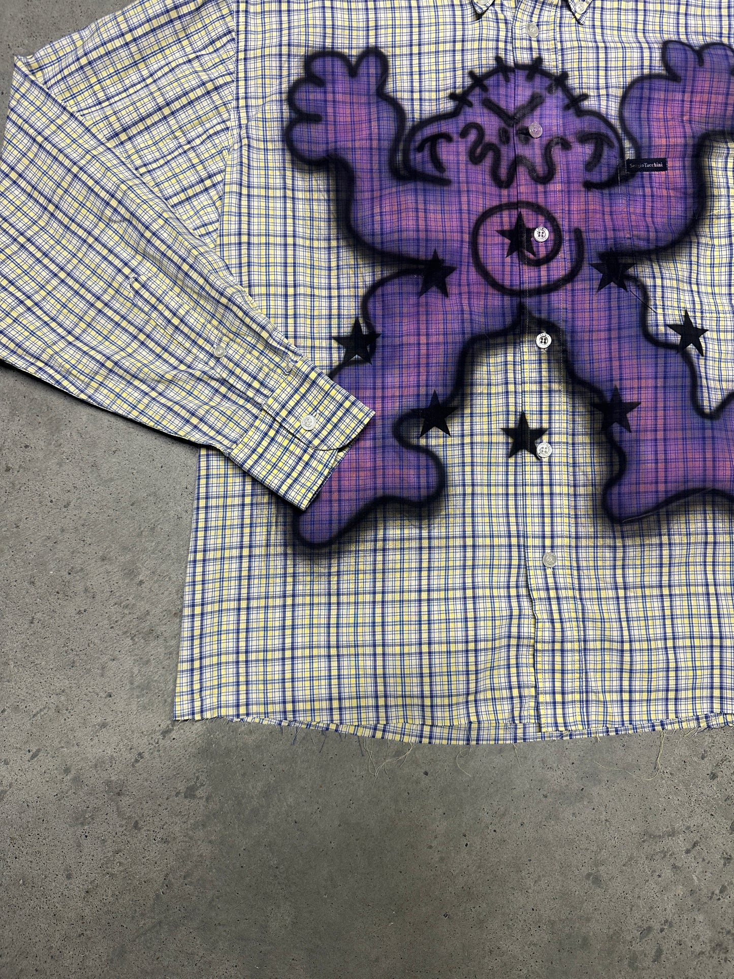 Airbrush custom shirt "DEBILOS"