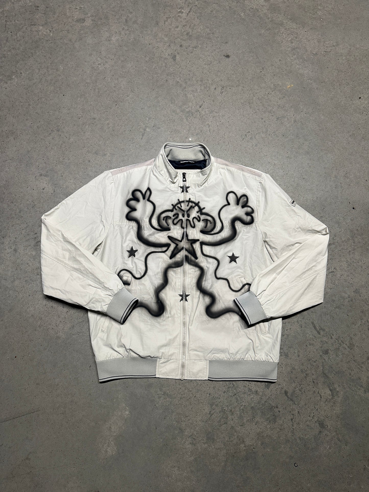 Airbrush custom jacket "DEBILOS"