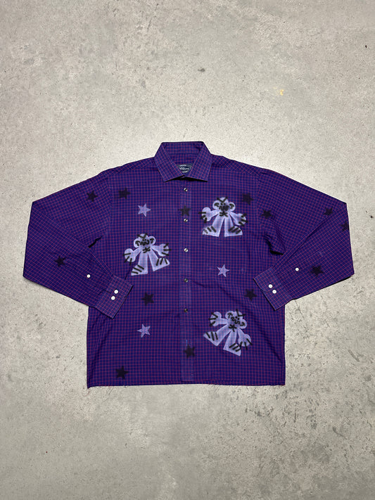 Airbrush custom shirt "DEBILOS"