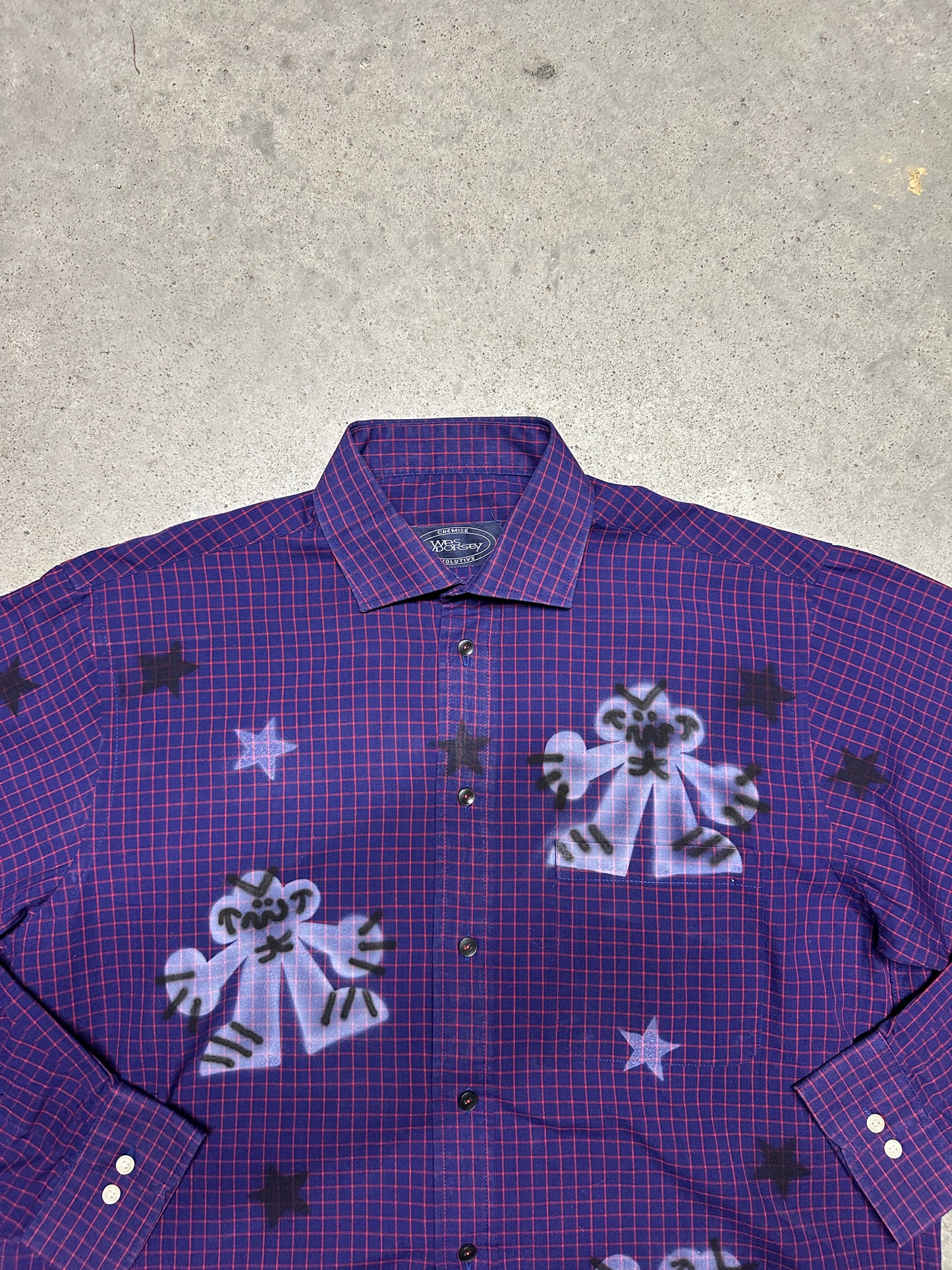 Airbrush custom shirt "DEBILOS"