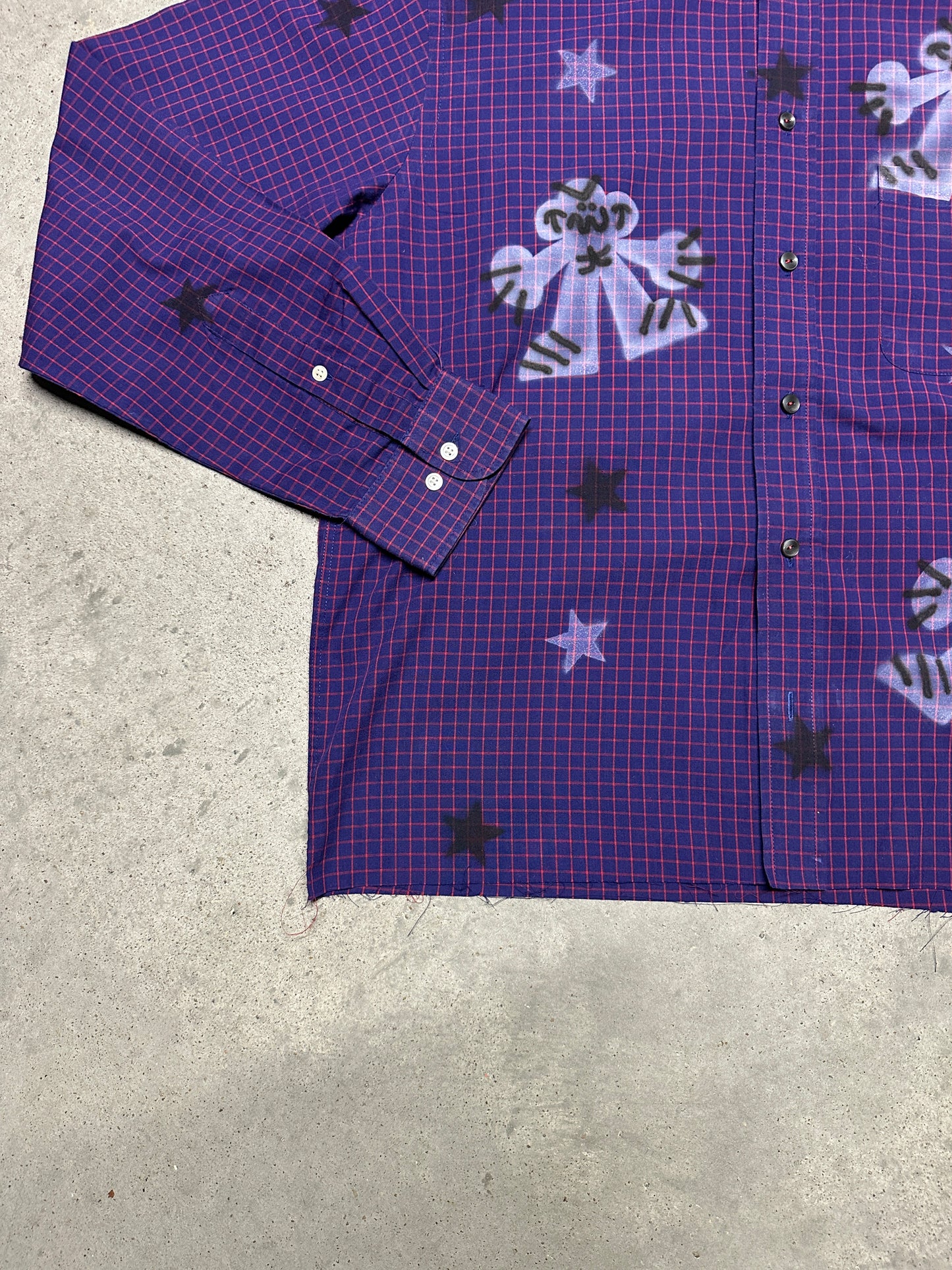 Airbrush custom shirt "DEBILOS"