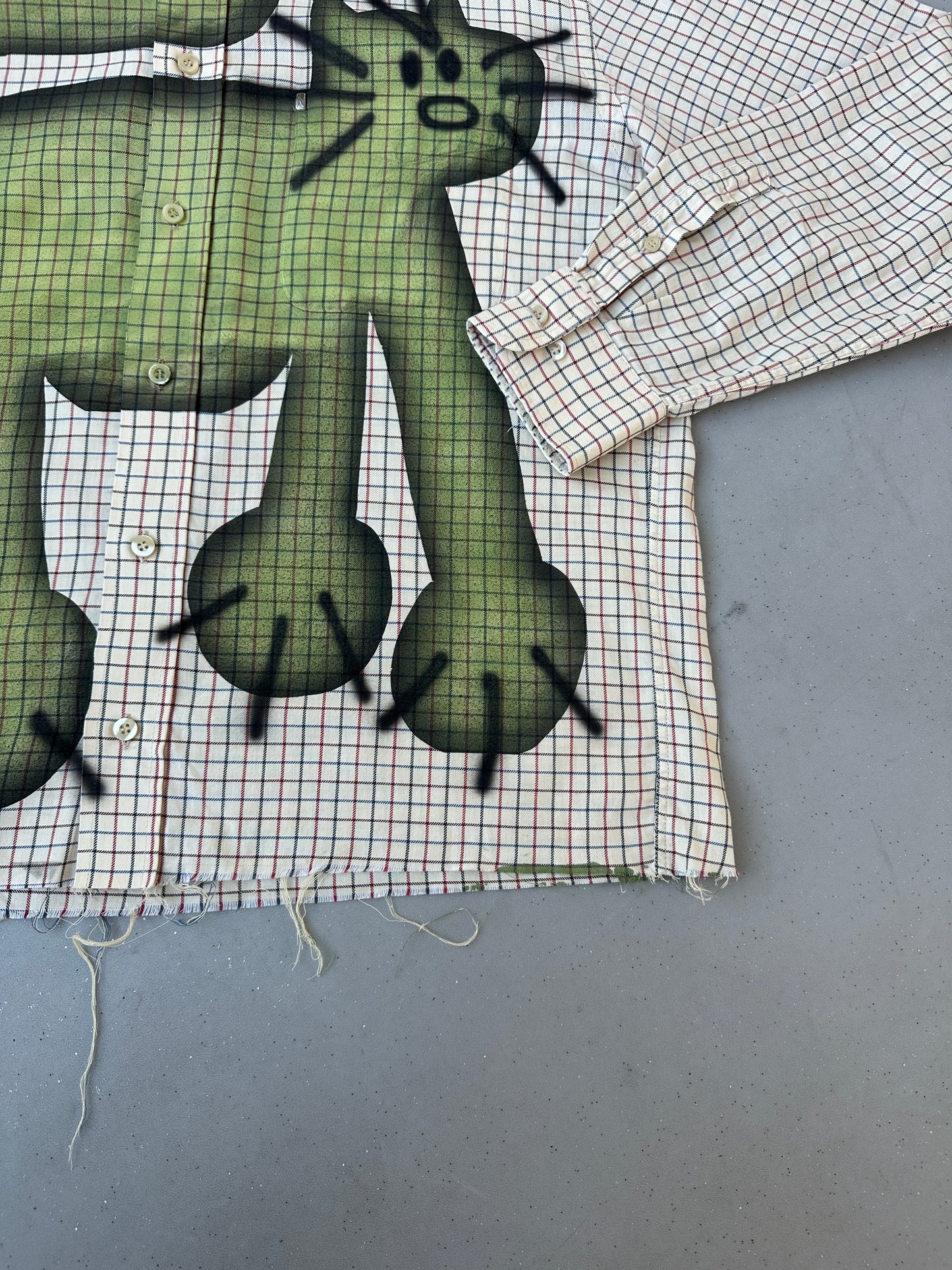 Airbrush custom shirt "MIAOUW"