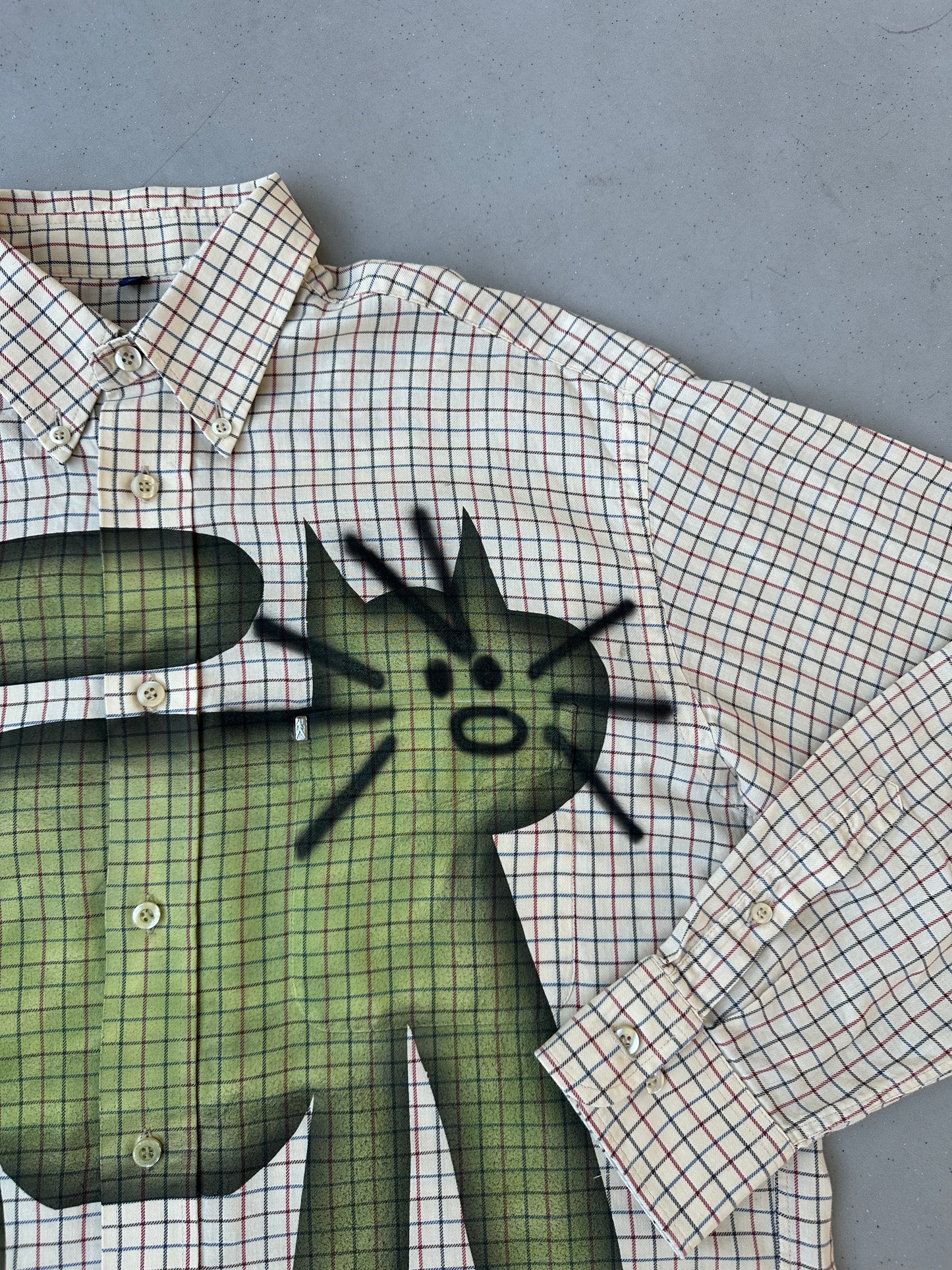 Airbrush custom shirt "MIAOUW"