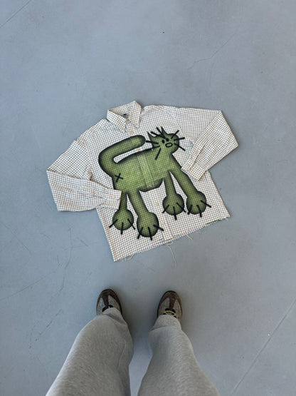 Airbrush custom shirt "MIAOUW"