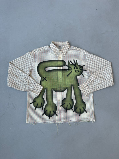 Airbrush custom shirt "MIAOUW"