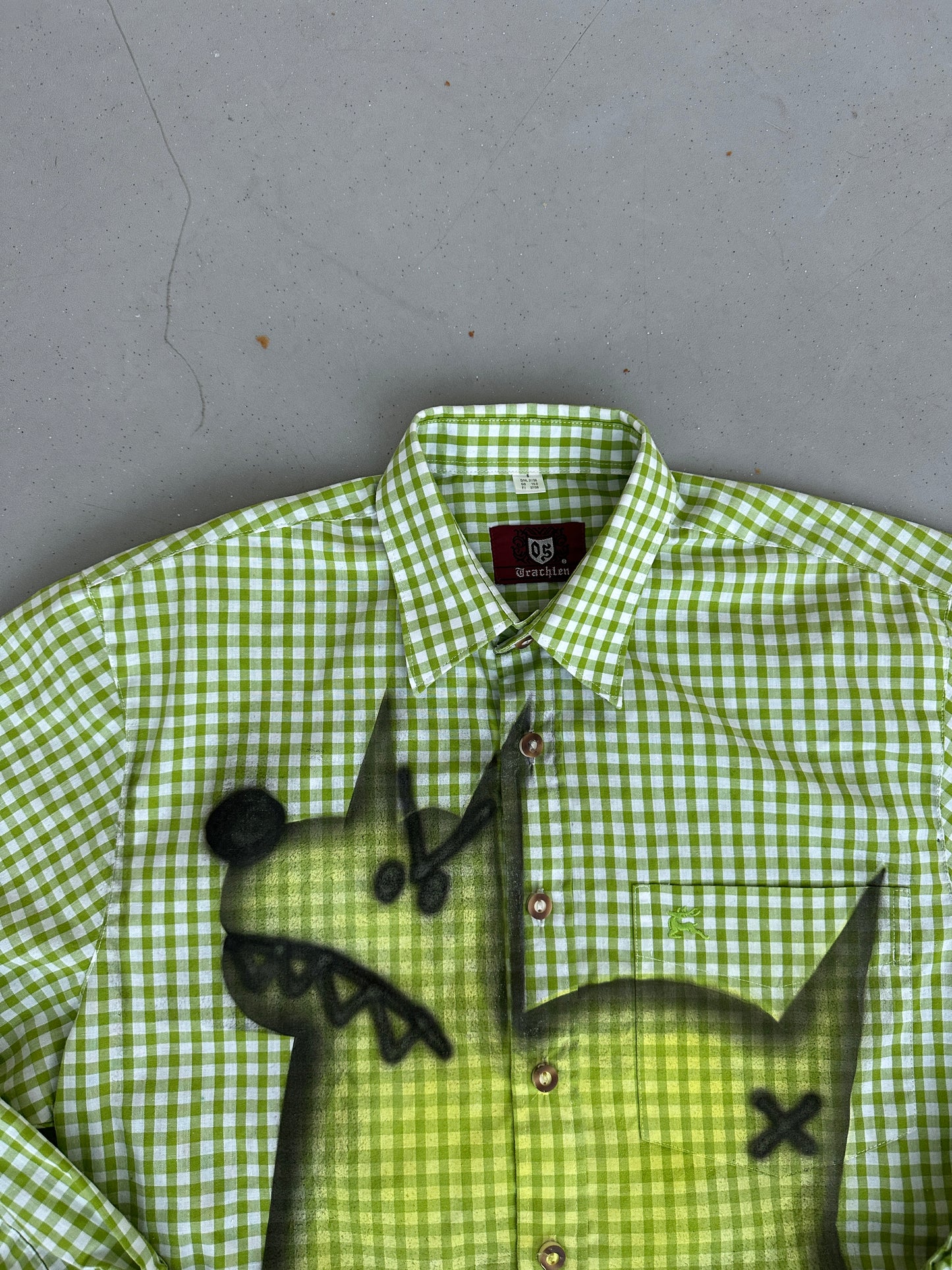 Airbrush custom shirt "WOUAF"