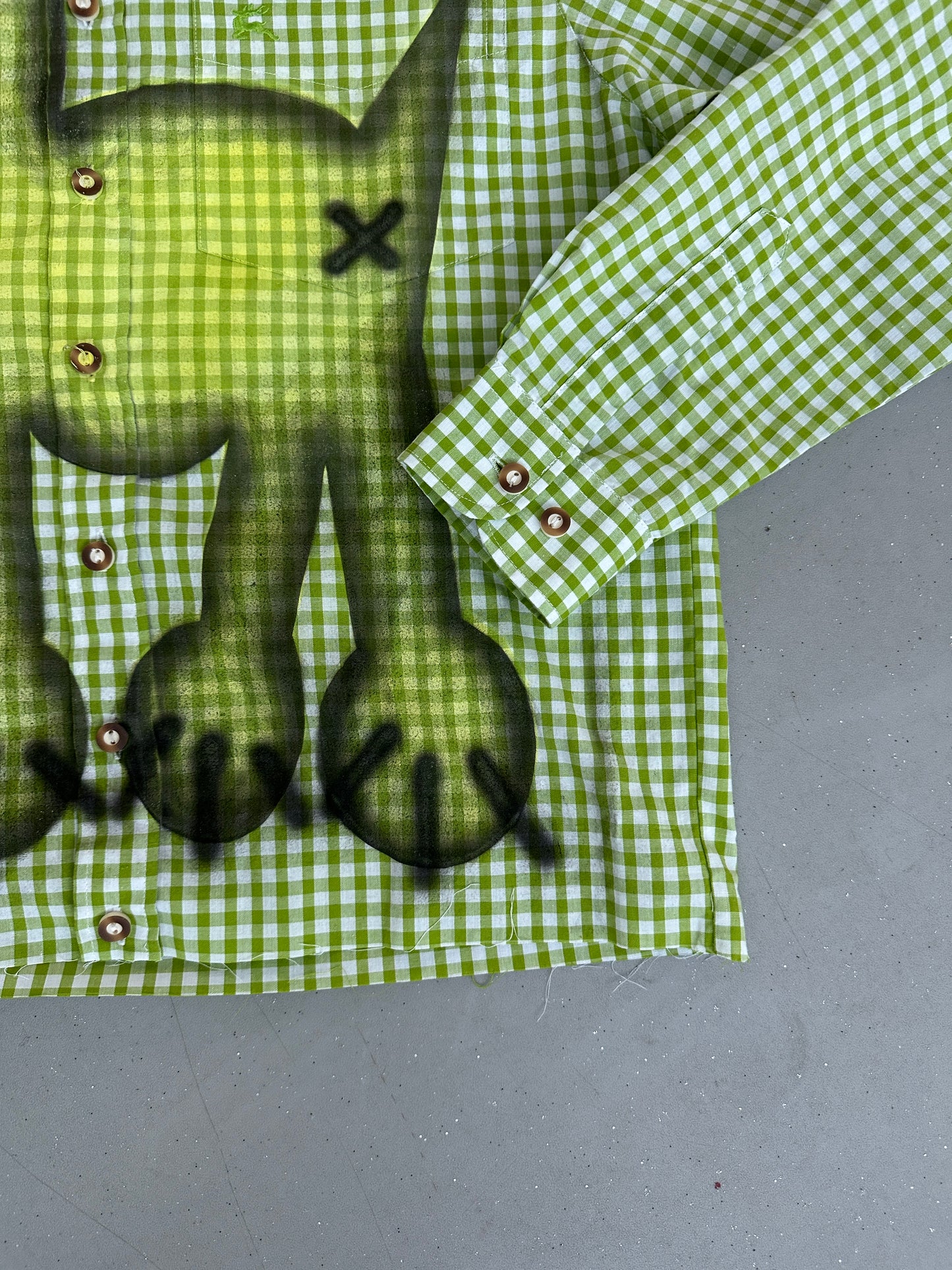 Airbrush custom shirt "WOUAF"