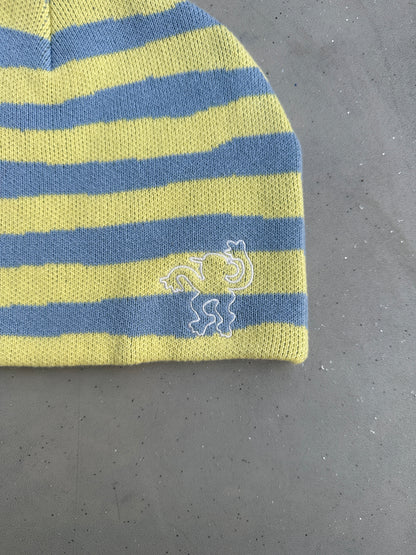 Stripe Beanie "RAYURES DE DEBILE" Yellow (pre-order)