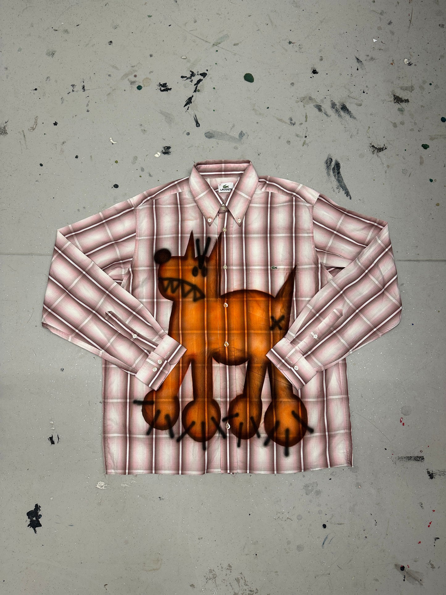 Airbrush custom shirt "WOUAF"