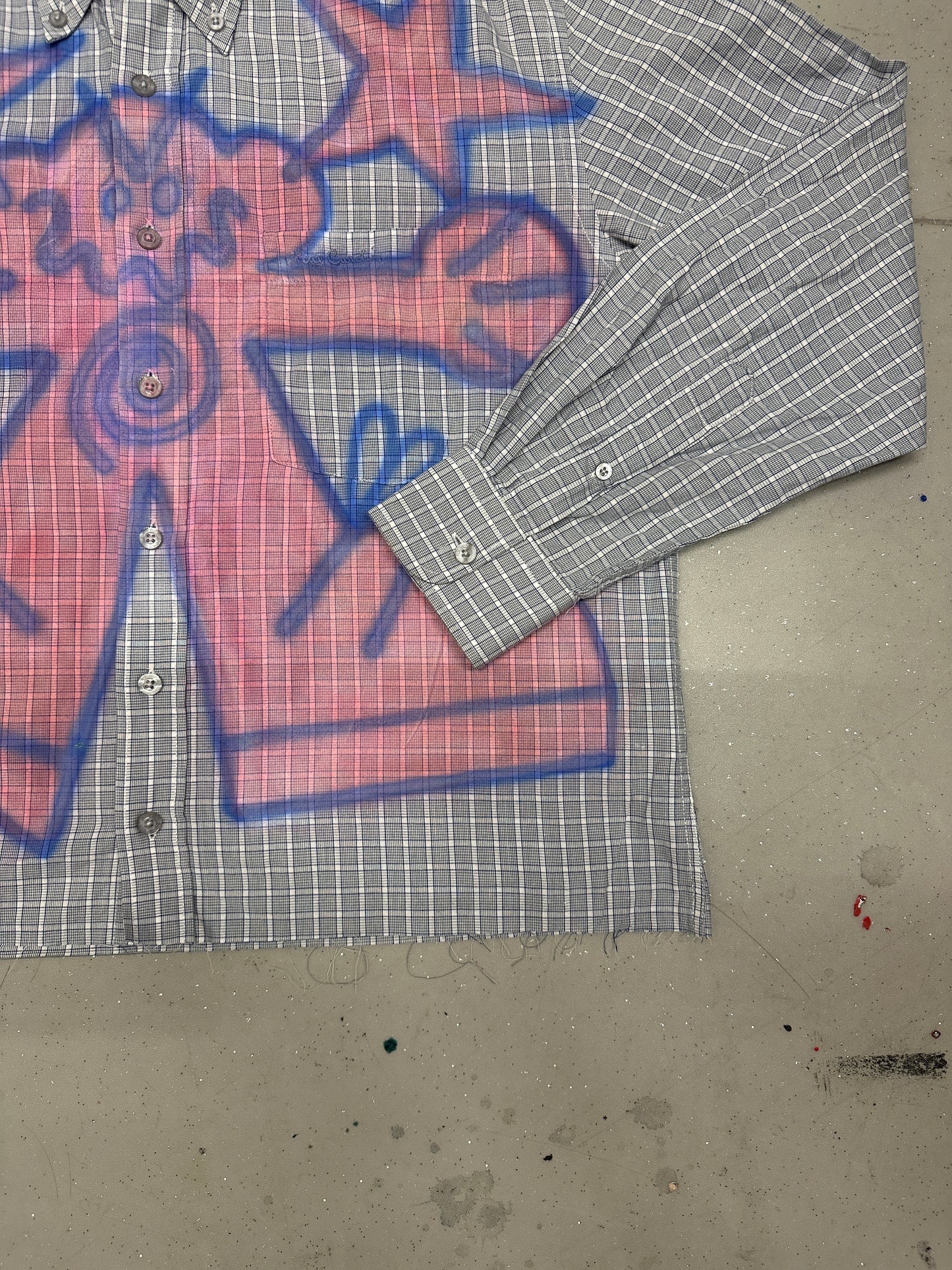 Airbrush custom shirt "DEBILOS"