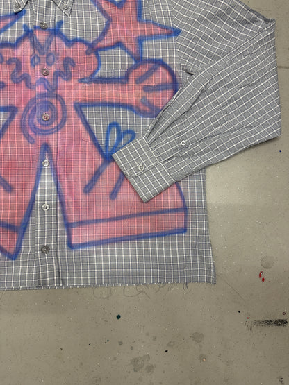 Airbrush custom shirt "DEBILOS"