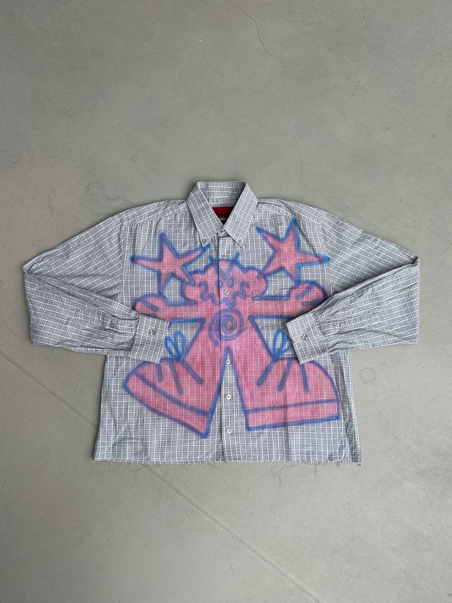 Airbrush custom shirt "DEBILOS"