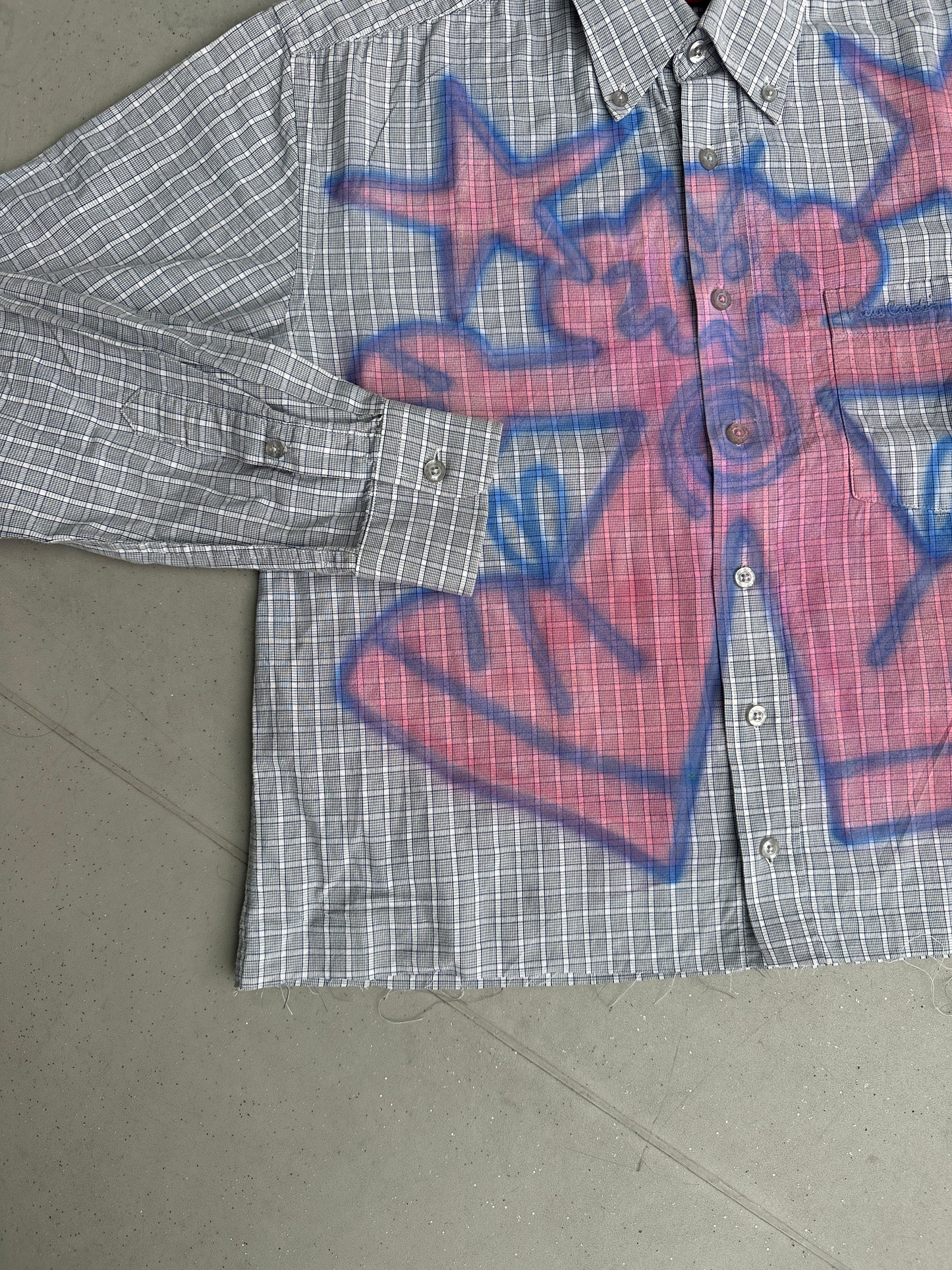 Airbrush custom shirt "DEBILOS"