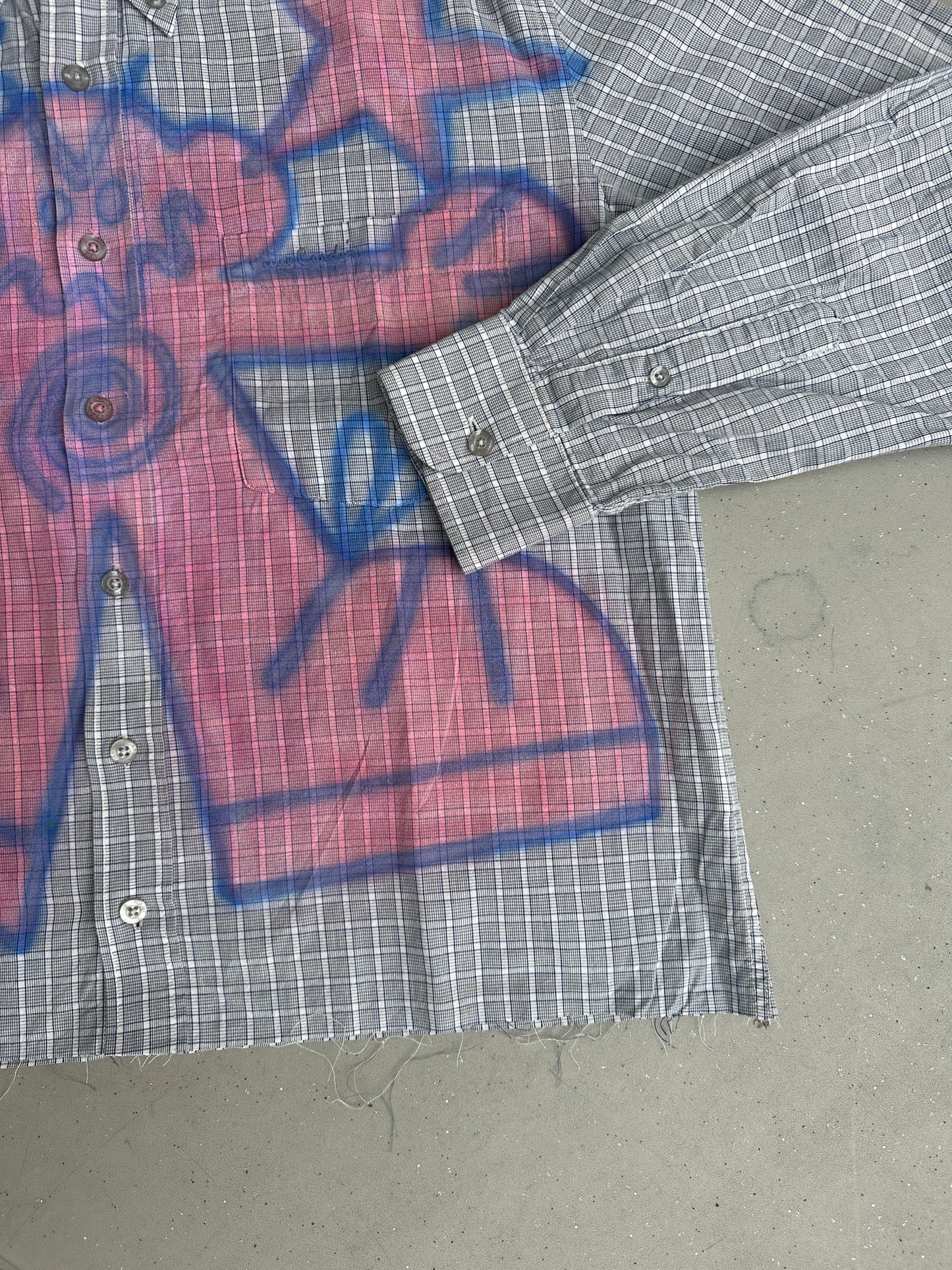 Airbrush custom shirt "DEBILOS"