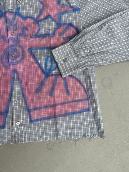 Airbrush custom shirt "DEBILOS"