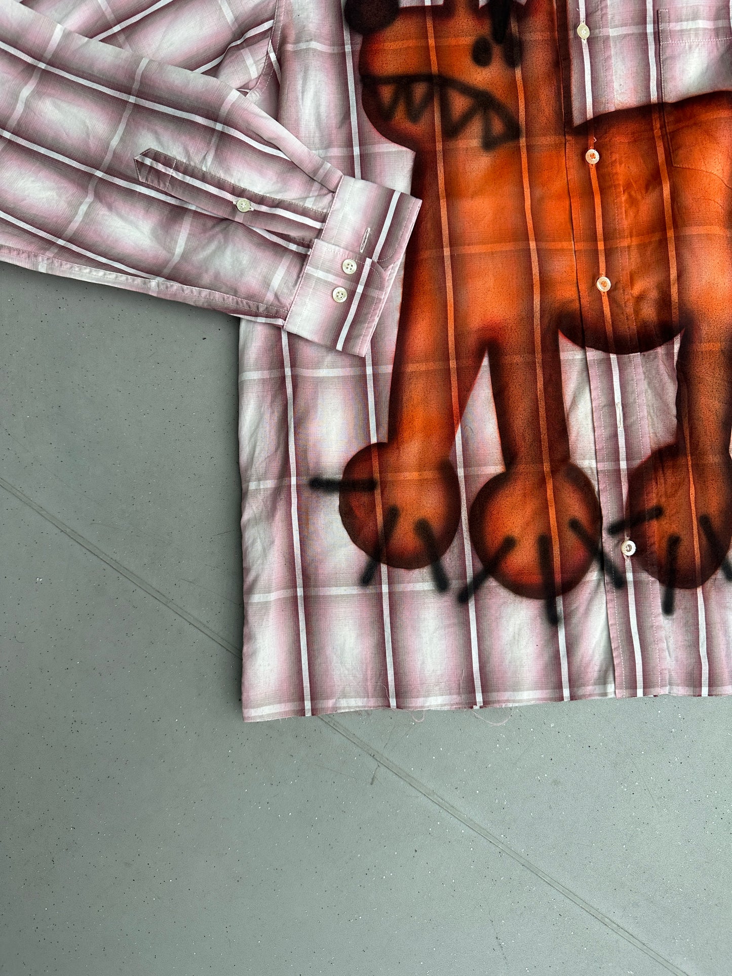 Airbrush custom shirt "WOUAF"