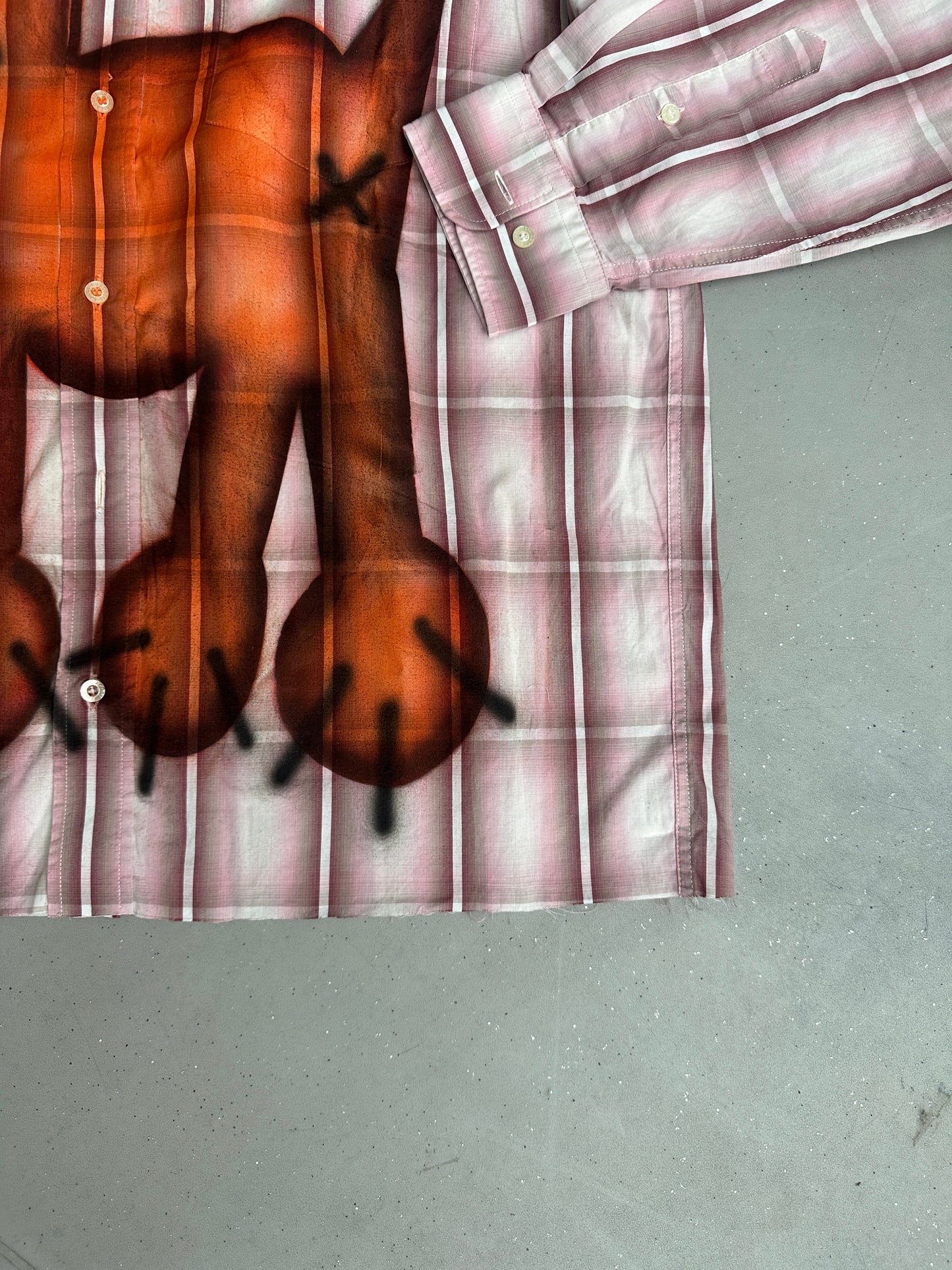 Airbrush custom shirt "WOUAF"