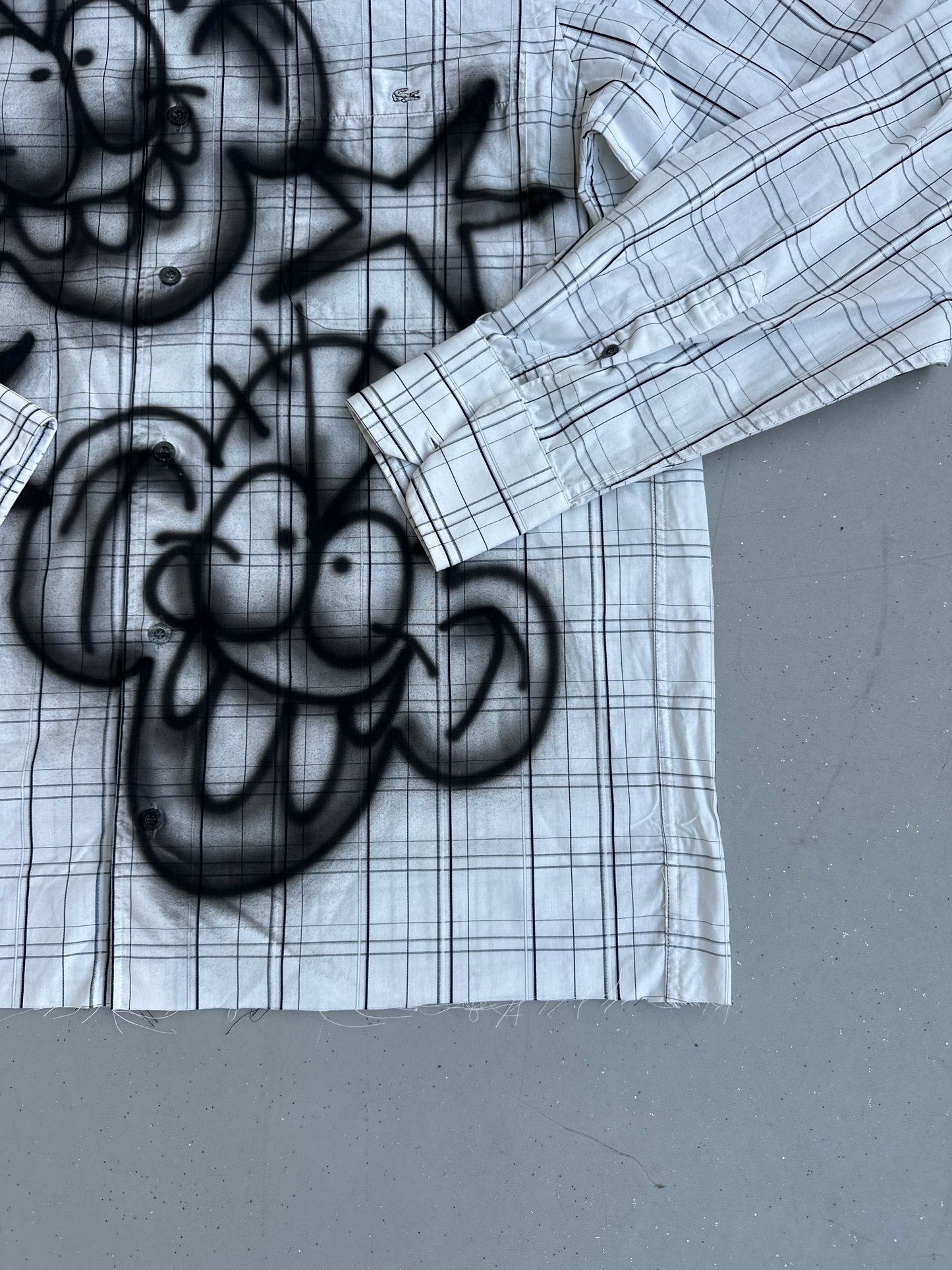 Airbrush custom shirt "DOUBLE DEBILOS"