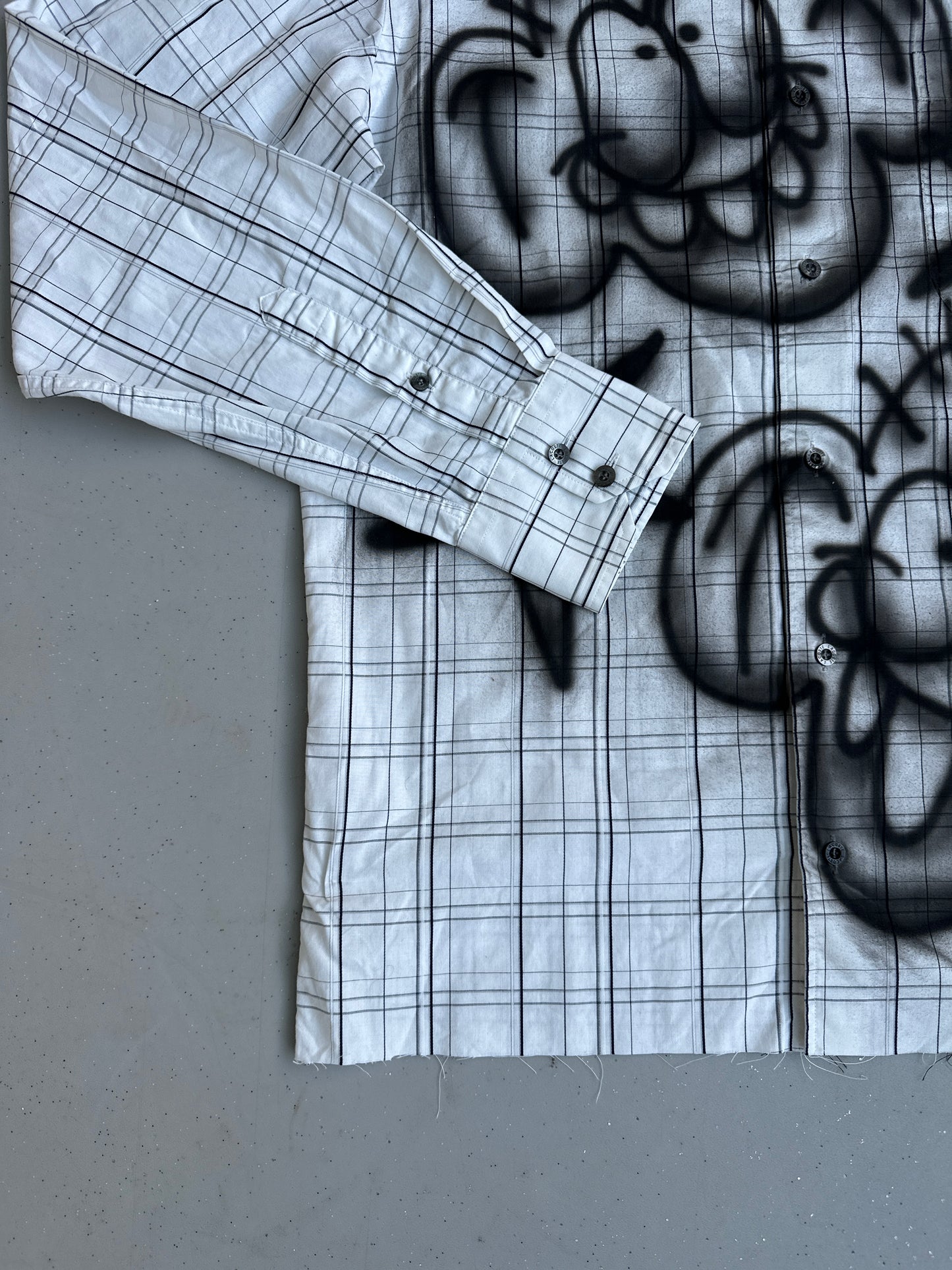 Airbrush custom shirt "DOUBLE DEBILOS"