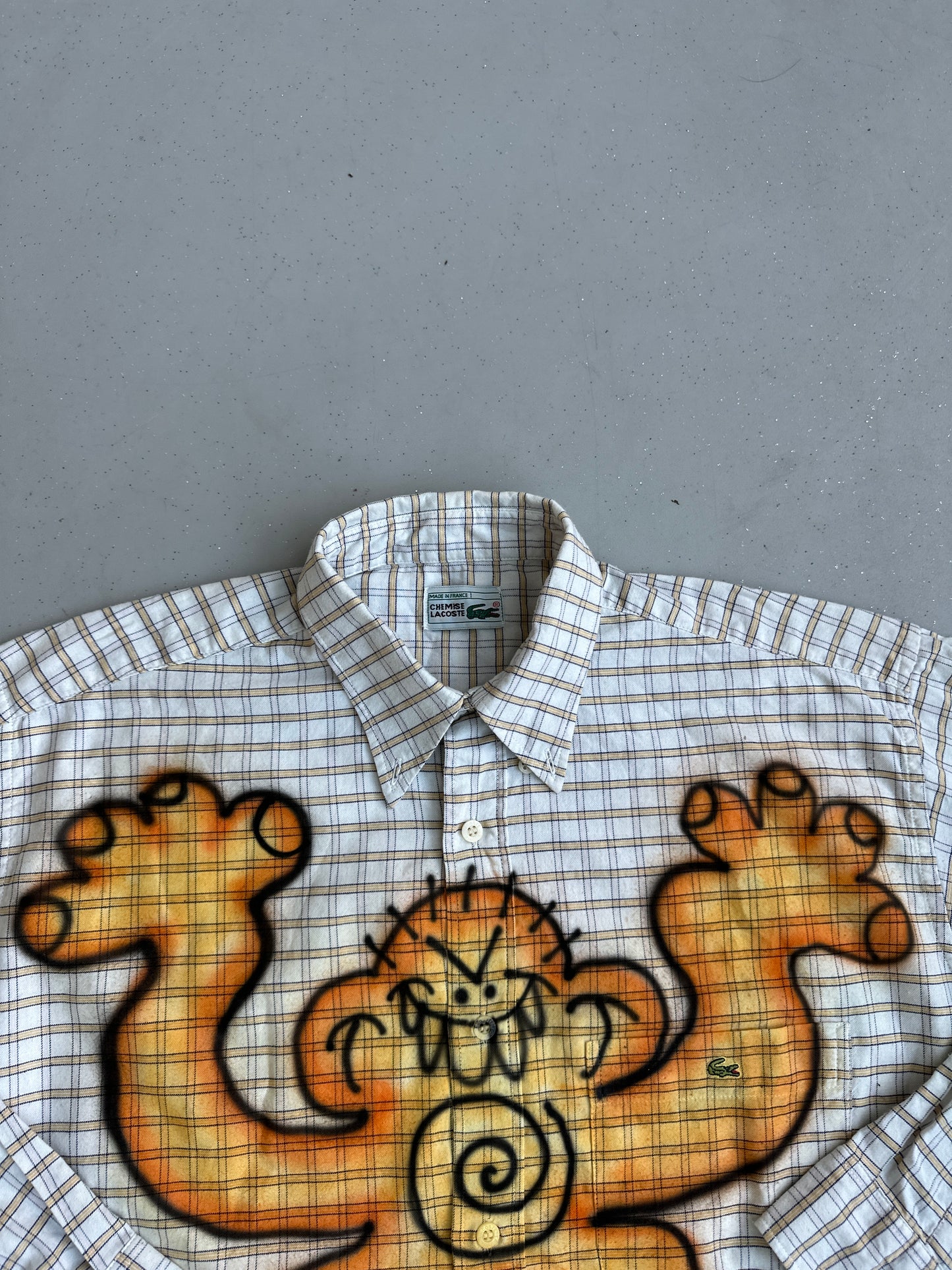 Airbrush custom shirt "DEBILOS"