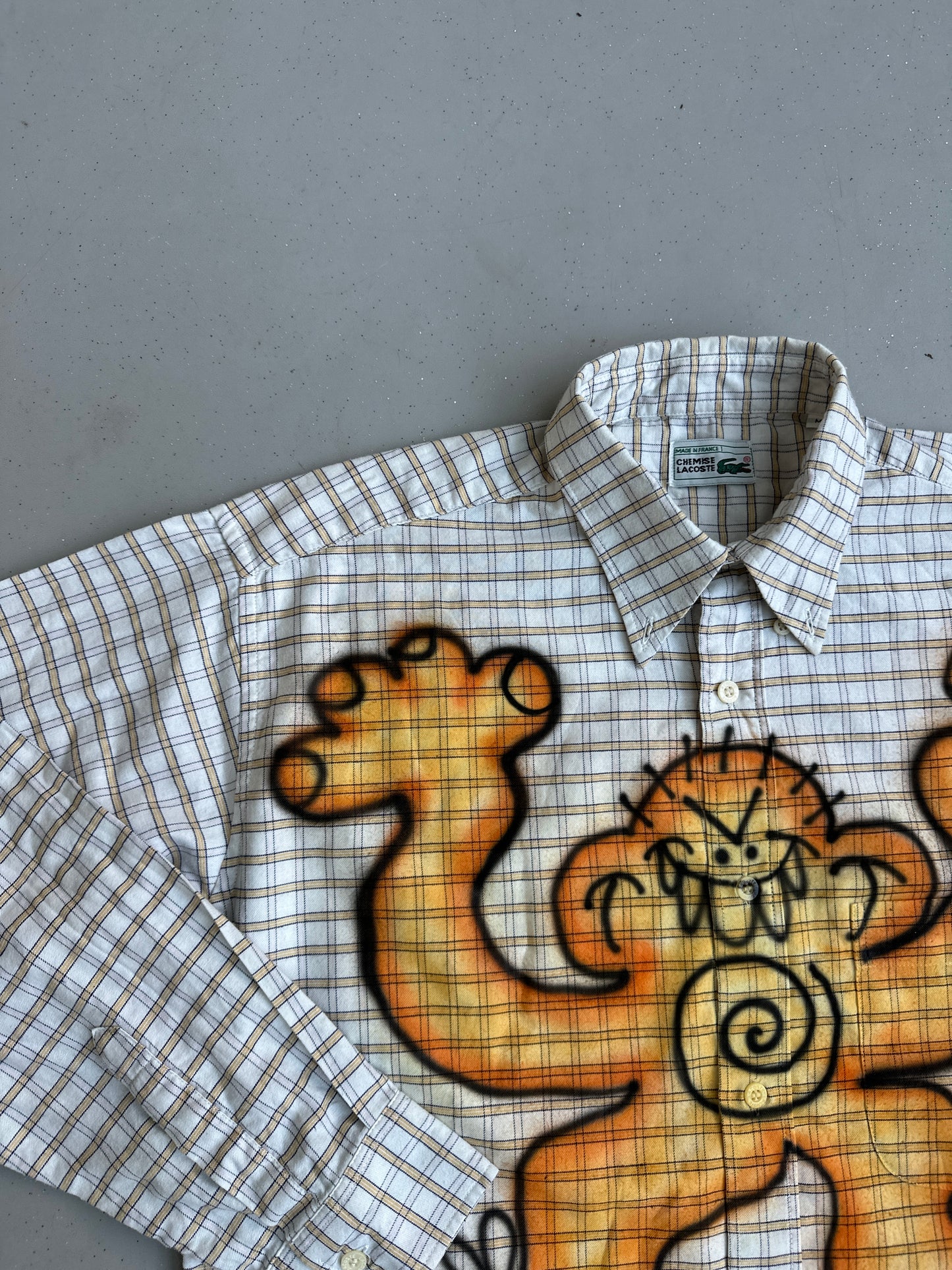 Airbrush custom shirt "DEBILOS"