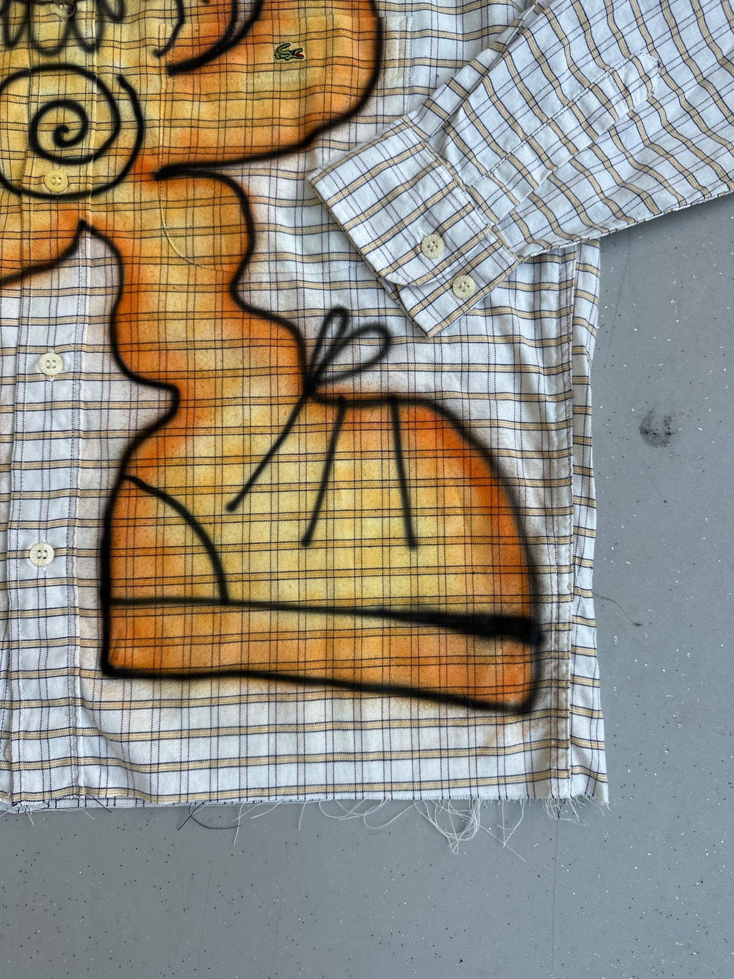 Airbrush custom shirt "DEBILOS"