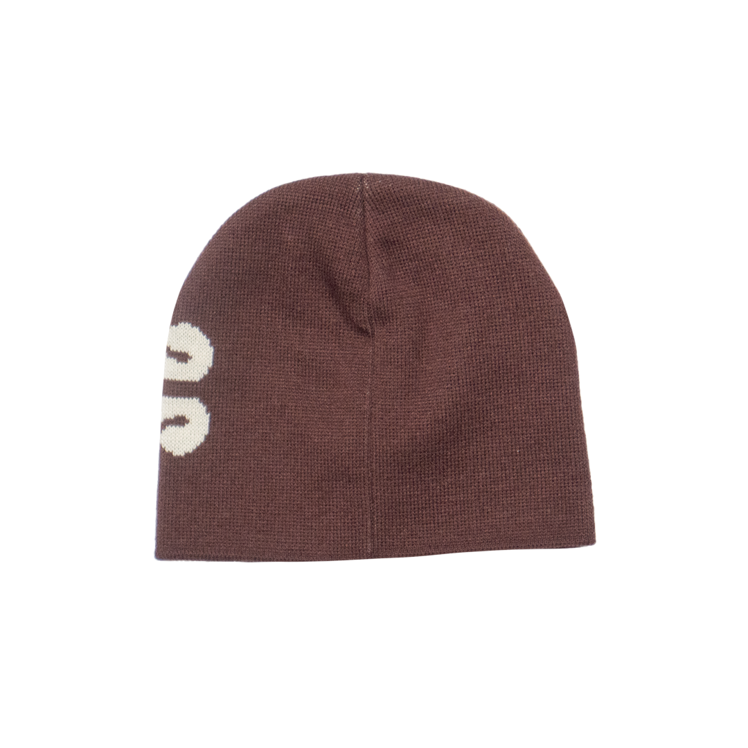 Bonnet MOTIF Marron