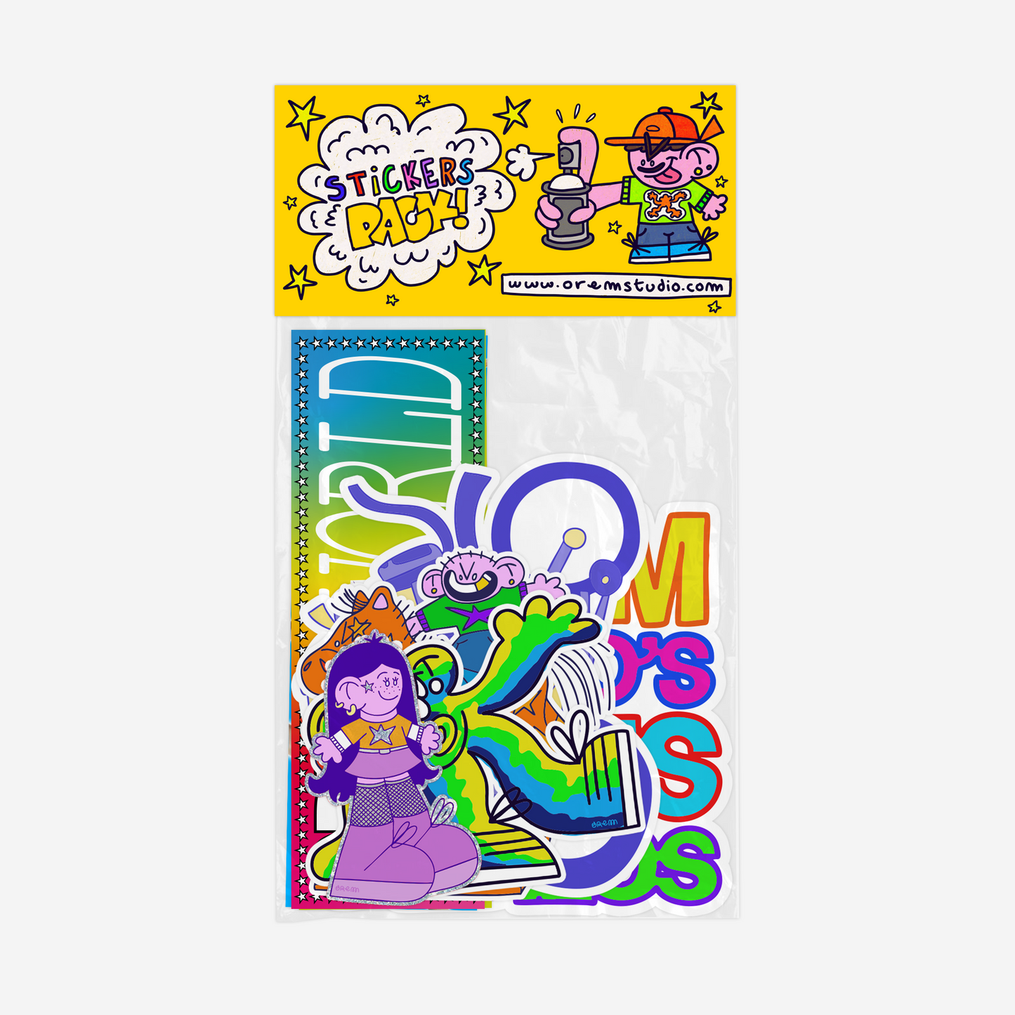 "DEBILOS WORLD" Stickers pack